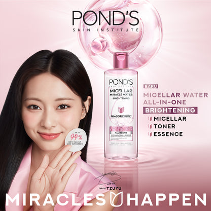 PONDS Pond's Skin Institute Micellar Miracle Water Brightening Niasorcinol 400ml