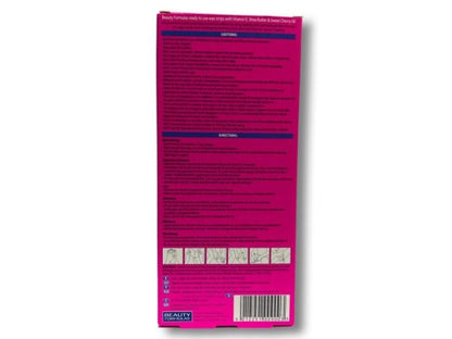 Beauty Formulas Vitamin E Hair Remover Legs & Body ( 40 Wax Strips) for Women