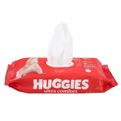 Huggies Ultra Comfort Baby Wipes 56 Sheets – Soft Gentle & Moisturizing Skin Care for Babies