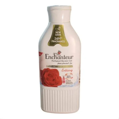 Enchanteur New Look Enticing Perfumed Shower Gel 250ml – 24H Long Lasting Fragrance Body Wash for Soft, Smooth & Fragrant Ski