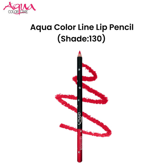 Aqua Color Line Lip Pencil (Shade:130)