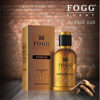 Fogg Scent Intense Oud Perfume for Men EDP 100ml - Long Lasting Eau de Parfum with Rich Oud Masculine Fragrance