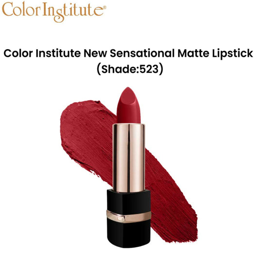 Color Institute New Sensational Matte Lipstick (Shade:523)
