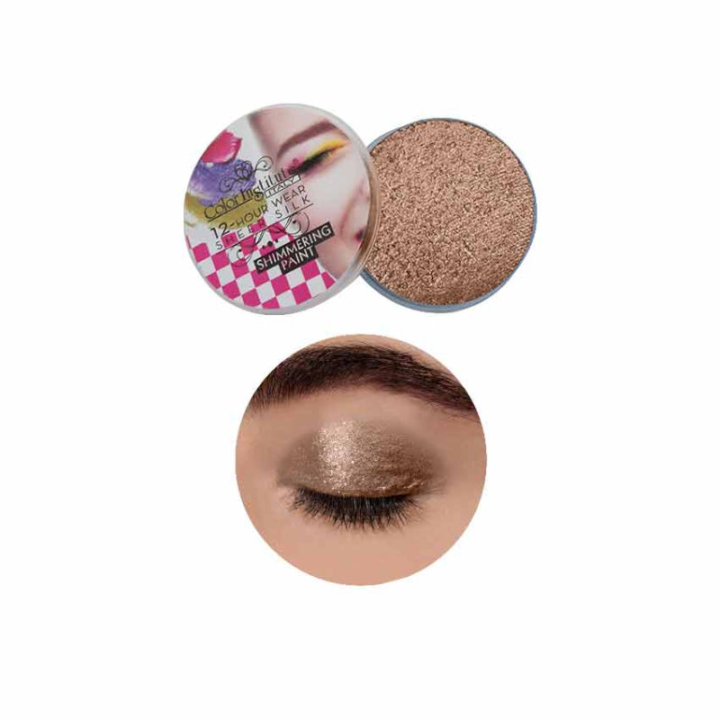 Color Institute Shimmer Eyeshadow . Eye Shimmering Paint (Shade:08) (Mystic Purple)