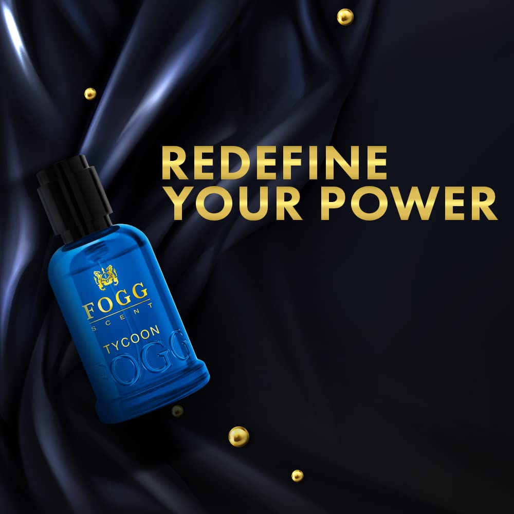 Fogg Scent Tycoon Perfume Eau de Parfum 30ml - Long Lasting Premium Fragrance Spray for Men, Compact Travel Size