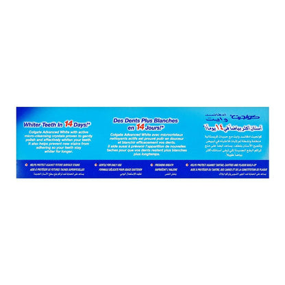 Colgate Advanced White Toothpaste 100ml Powerful Whitening & Fresh Breath