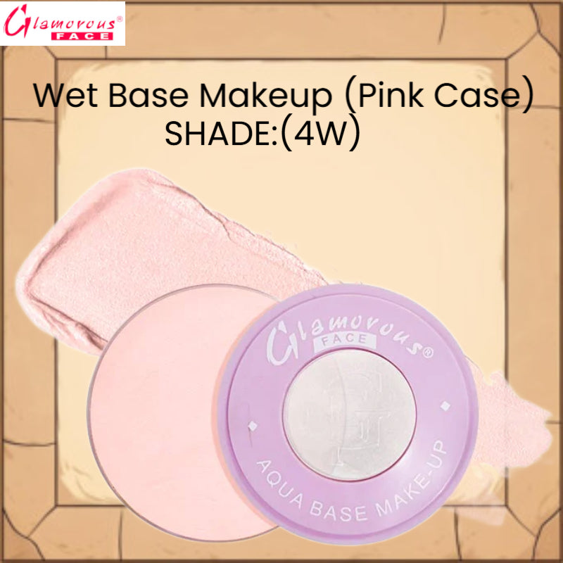 Glamorous Face Wet Base Makeup (Pink Case) (Shade:4W)
