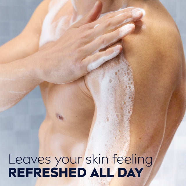 Nivea Men Power 24H Fresh Effect 3-In-1 Shower Gel For Body, Face & Hair 250ml