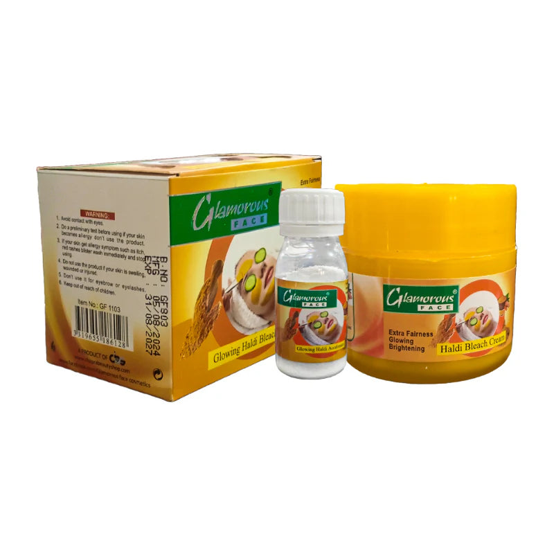 Glamorous Face Glowing Haldi Bleach Cream