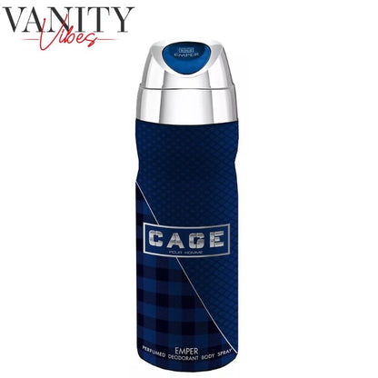 Emper Cage Body Spray for Men 200ml Long-Lasting Fresh & Masculine Fragrance