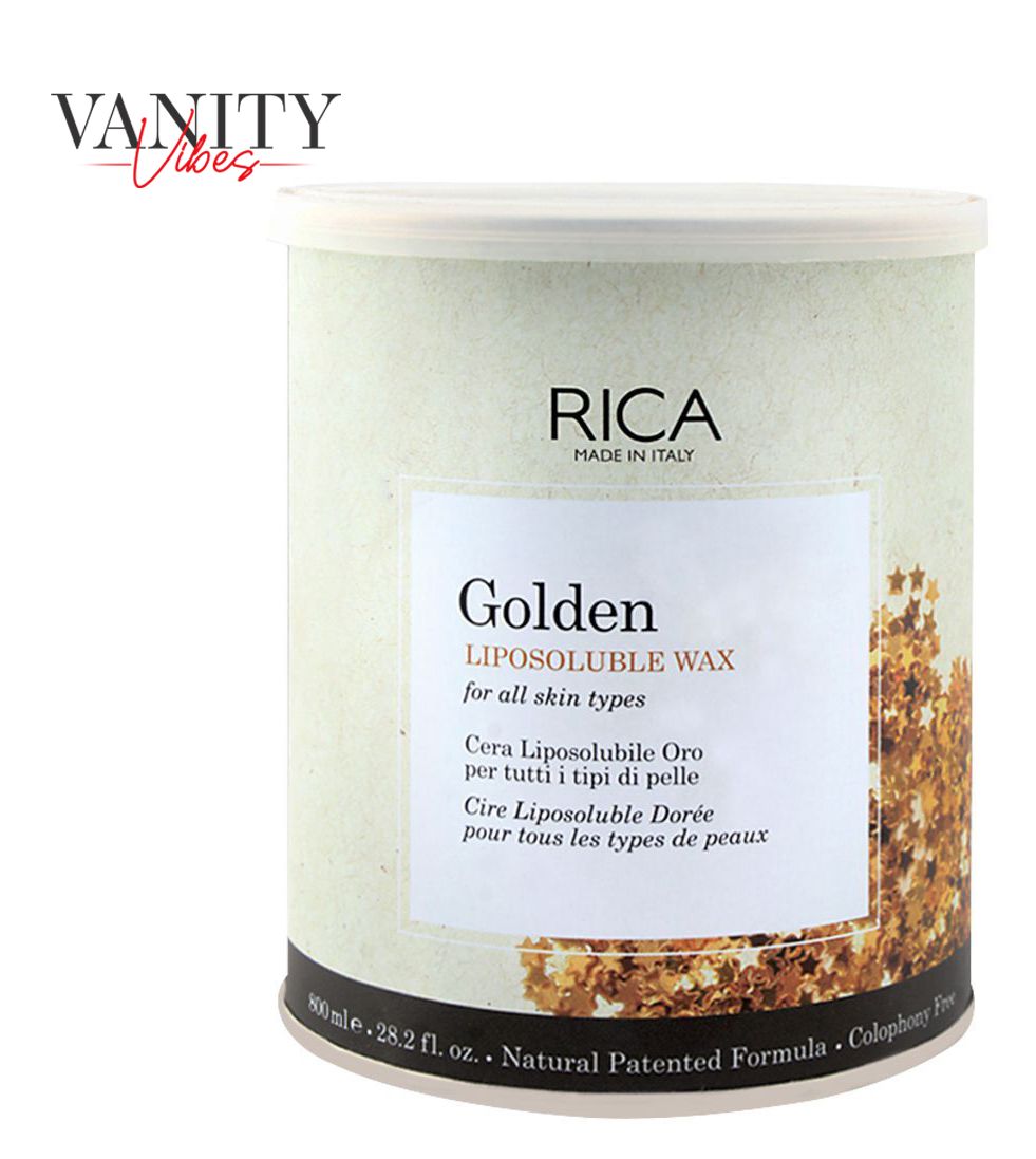 RICA Golden Liposoluble Wax For All Skin Types 800ml