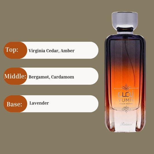 YUMN by Rasasi EDP 100ml Perfume for Men