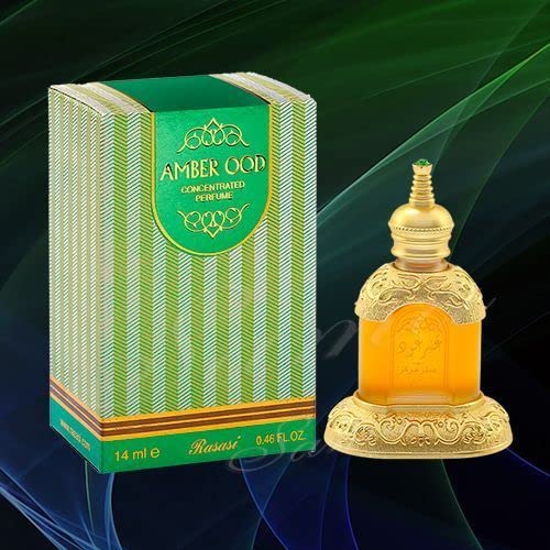 Amber Oudh Attar by Rasasi 14ml for Men & Women