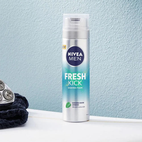 Nivea Men Fresh Kick Shaving Foam 200ml