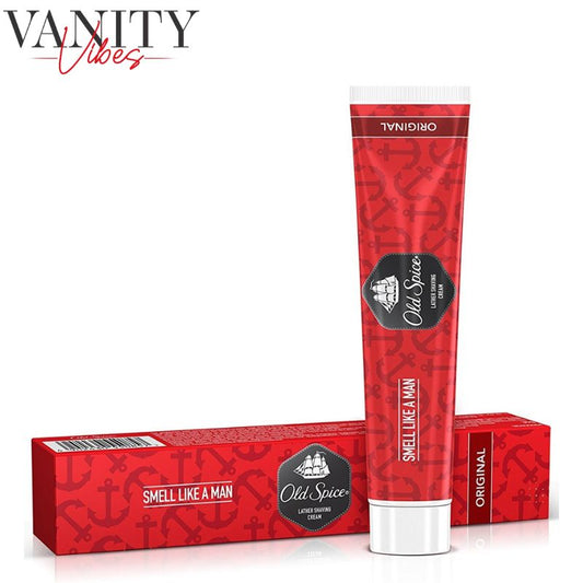 Old Spice Lather Shaving Cream with Original Fragrance 70 g Smooth Shave & Masculine Scent