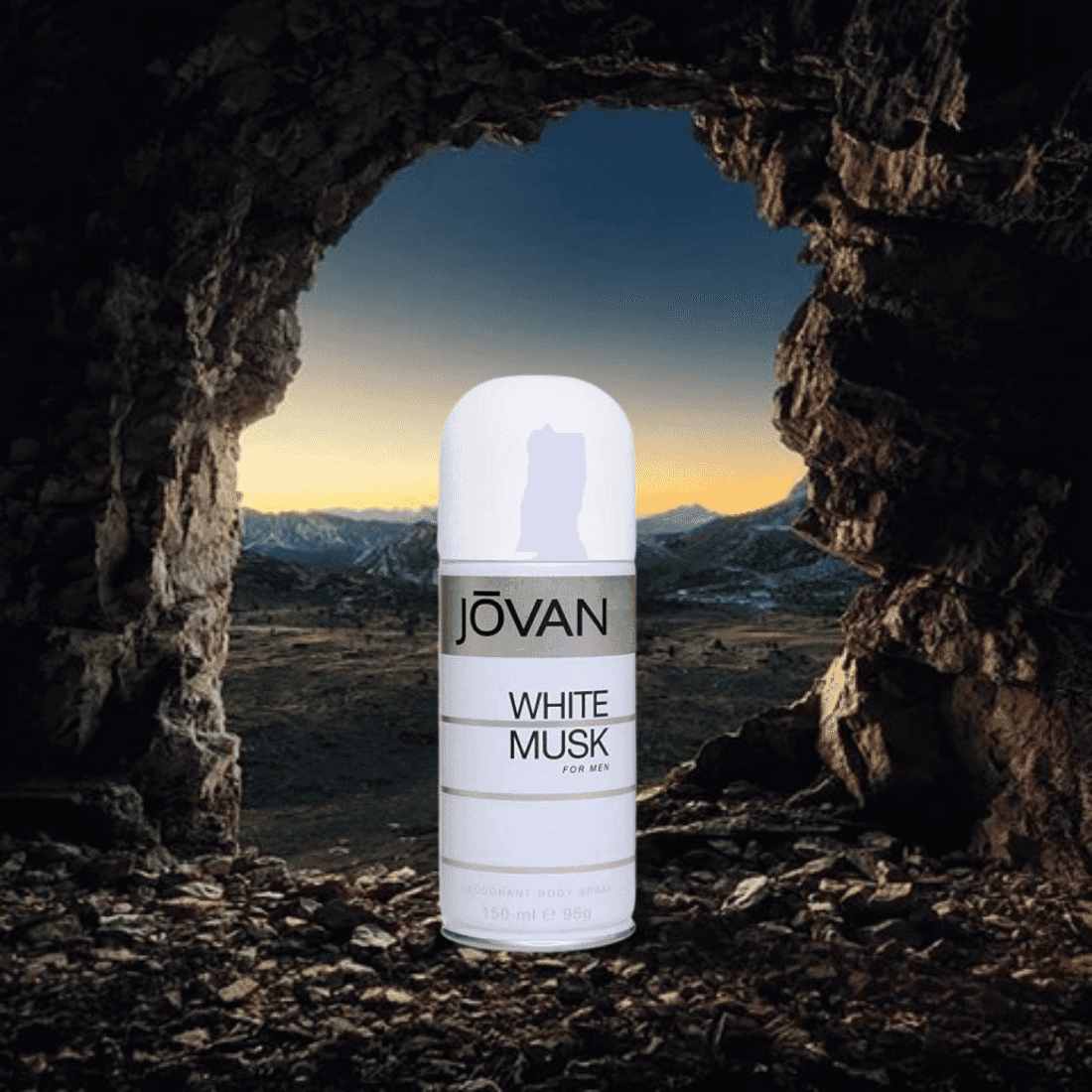 Jovan White Musk for Men Body Spray 150ml Masculine Fresh & Musk Fragrance