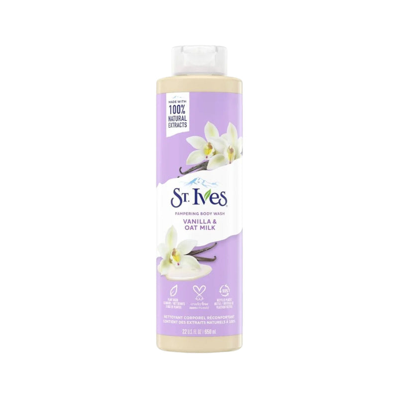 ST. IVES VANILLA & OAT MILK PAMPERING BODY WASH 650 ml