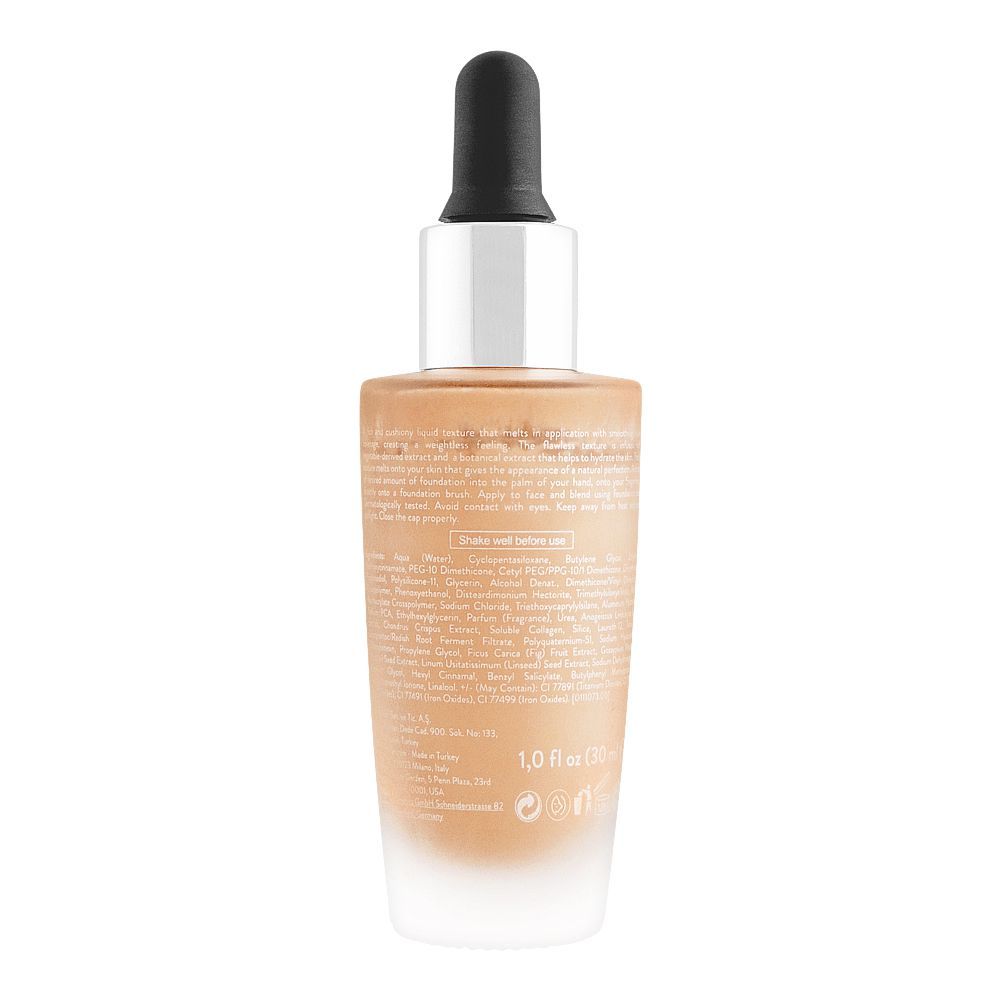 Flormar Fusion Power Foundation Serum SPF 20 (Shade: SF-50 Ivory) 30ml