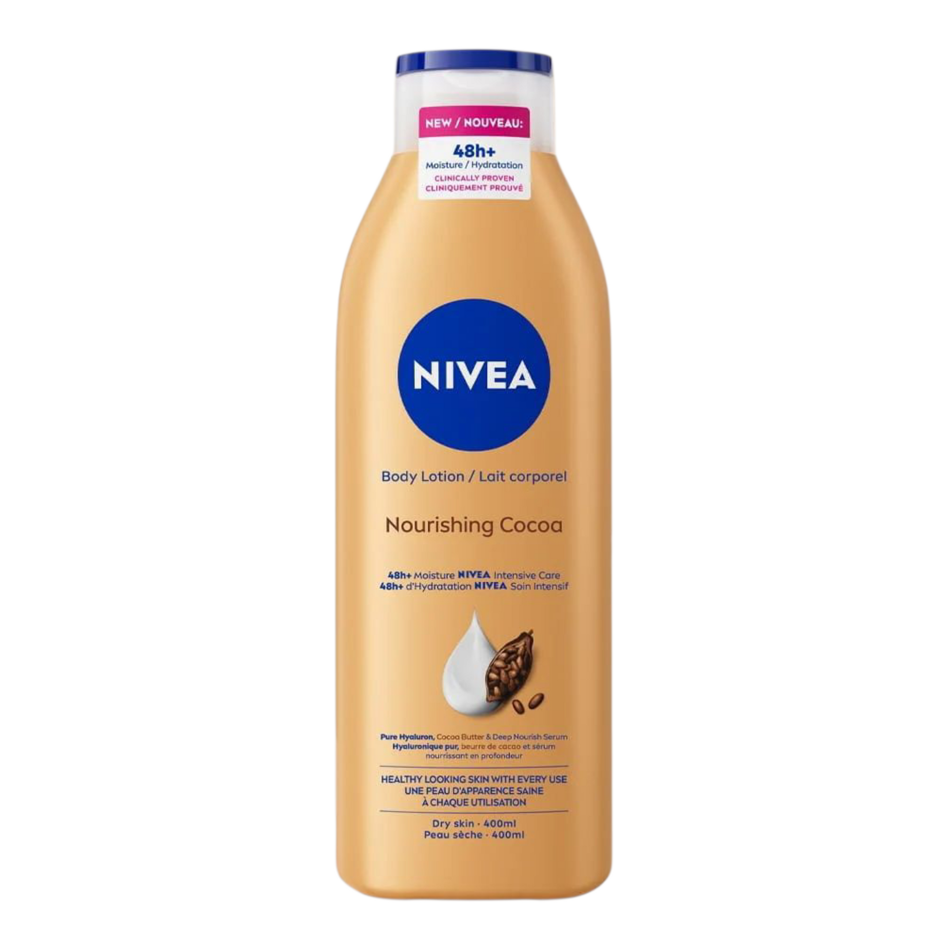 Nivea Nourishing Cocoa Body Lotion 400ml 48H+ Moisture for Dry Skin