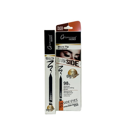 Glamorous Face Dark Side Waterproof Eyeliner Kajal Pencil (Black)