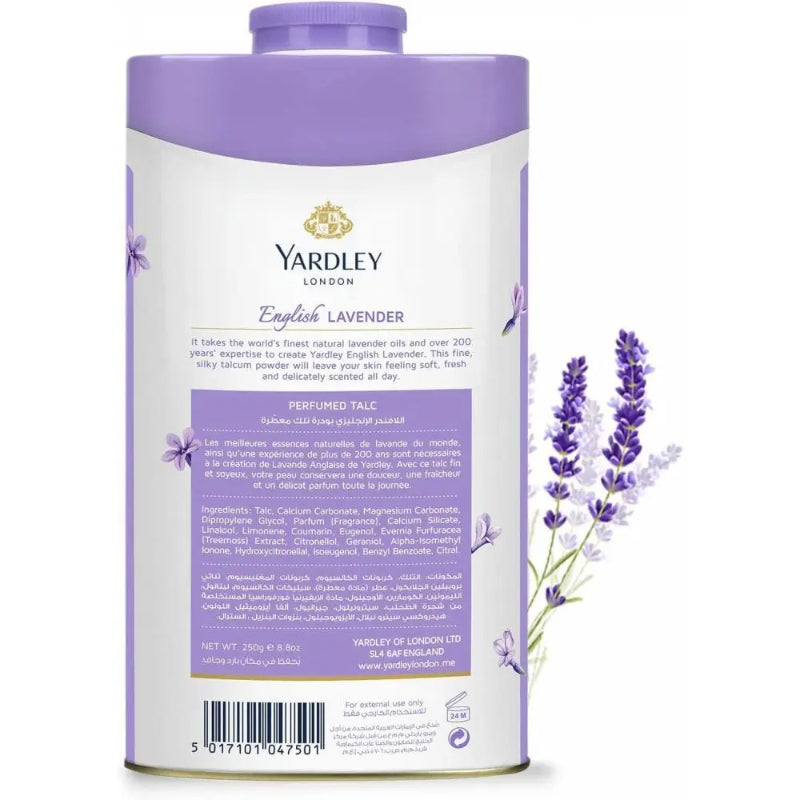 Yardley English Lavender Talcum Powder 250g
