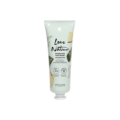 Oriflame Love Nature Hydrating Mask Aloe vera & Pineapple 75ml