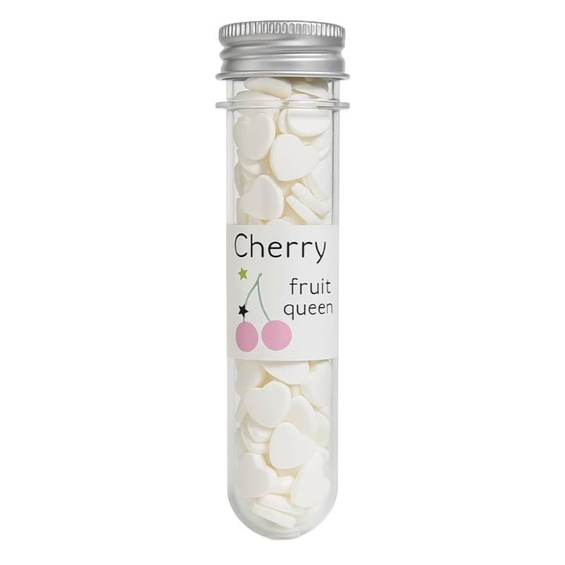 Wink Colorful Paper Craft Fruits Series Cherry Flavour Travel Soap Strips in Test Tube Jar – Portable Disposable Hand Wash So