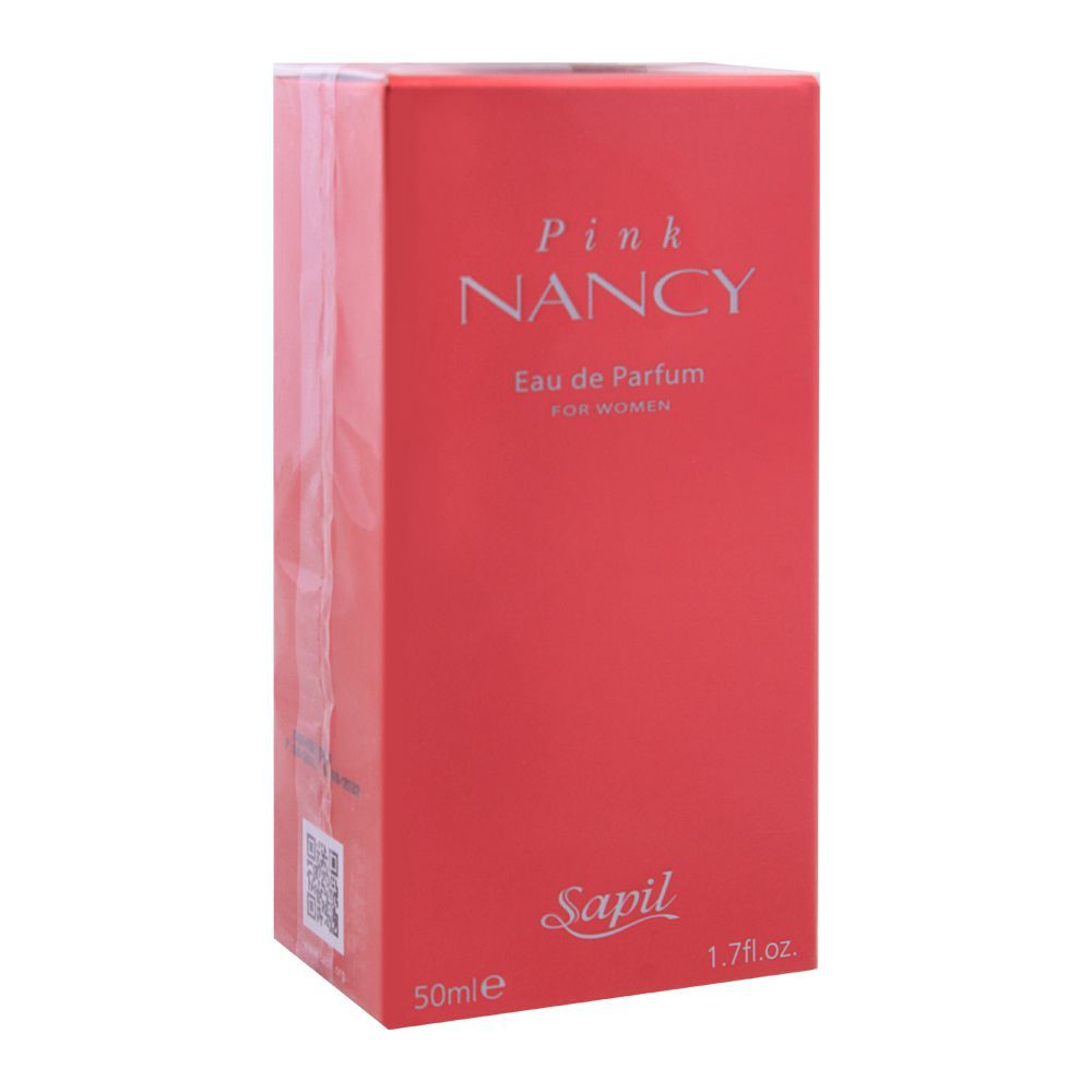 Sapil Pink Nancy Eau de Parfum for Women 50ml - Long Lasting Floral Fruity Perfume Spray with Sweet Feminine Fragrance for Da
