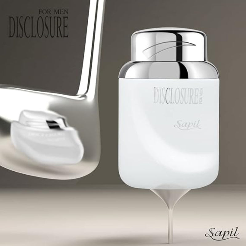 Disclosure White Eau De Toilette for Men 100ml – Long Lasting Fresh Citrus Woody Fragrance Perfume with All Day Confidence, C
