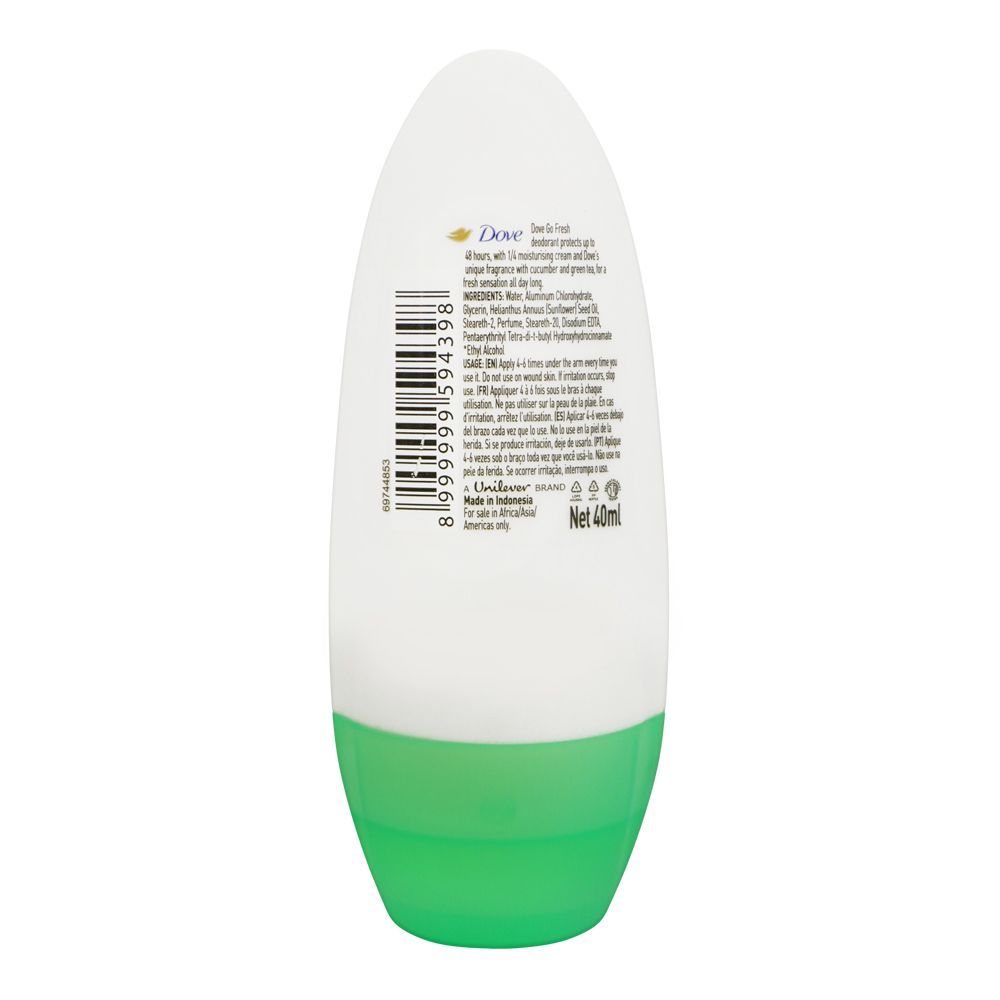 Dove Go Fresh Anti Perspirant Roll On 40ml