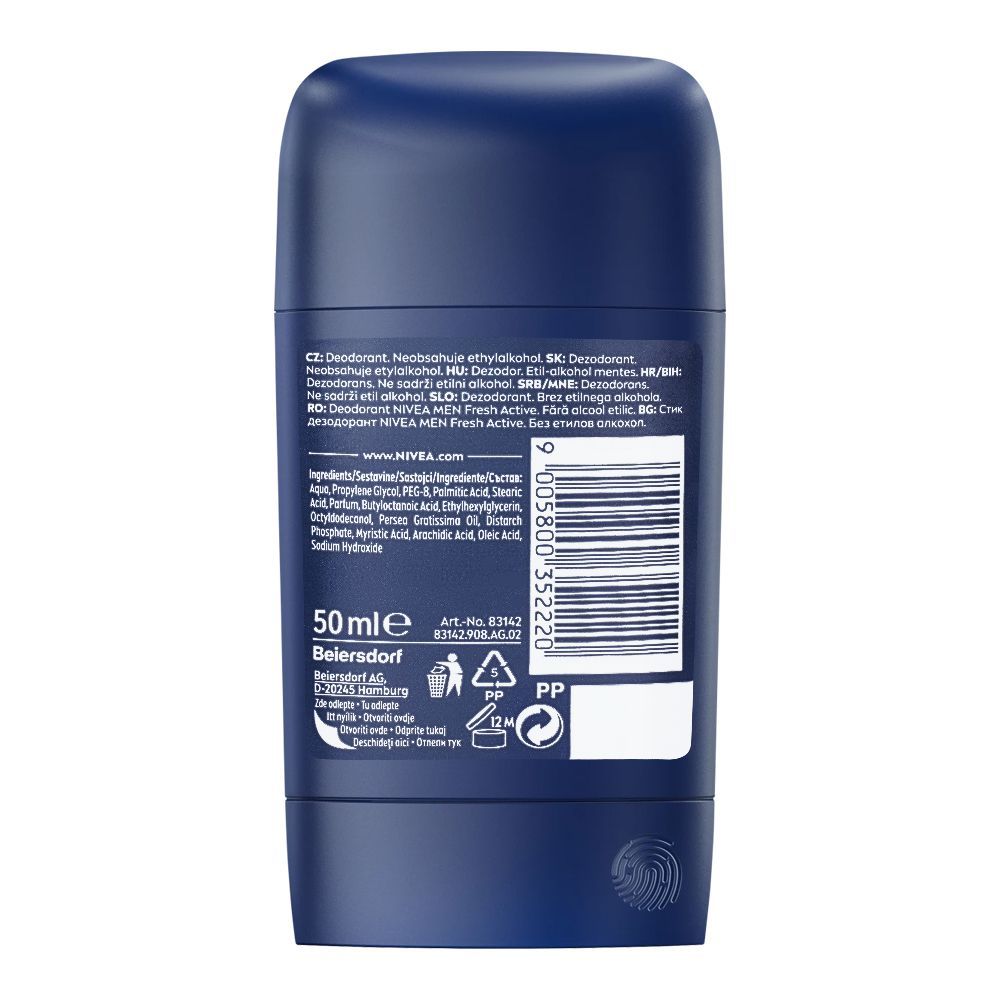 Nivea Men 48H Fresh Active Infini Fresh Deodorant Stick 50ml
