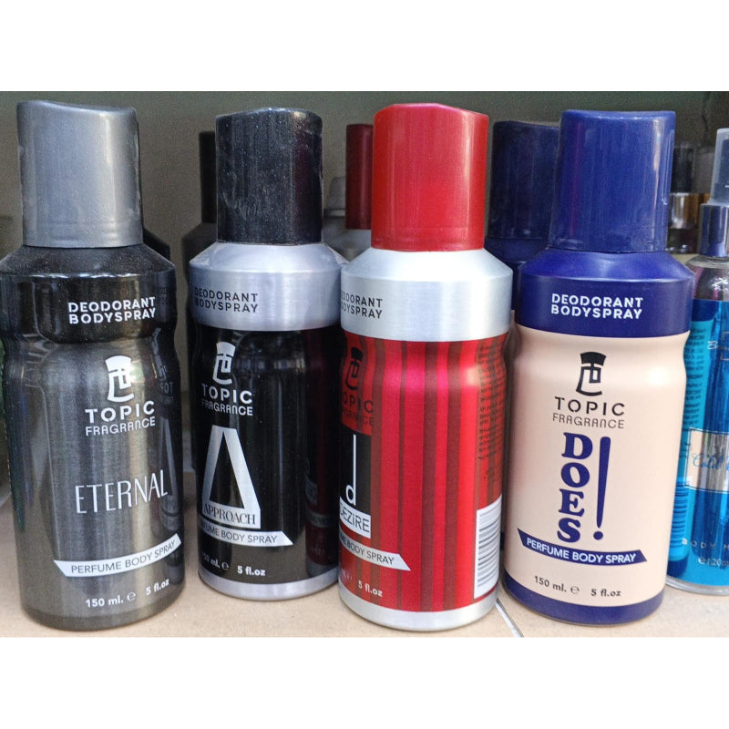 Topic Fragrance Approach Perfume Body Spray 150ml Long-Lasting Fresh & Elegant Scent