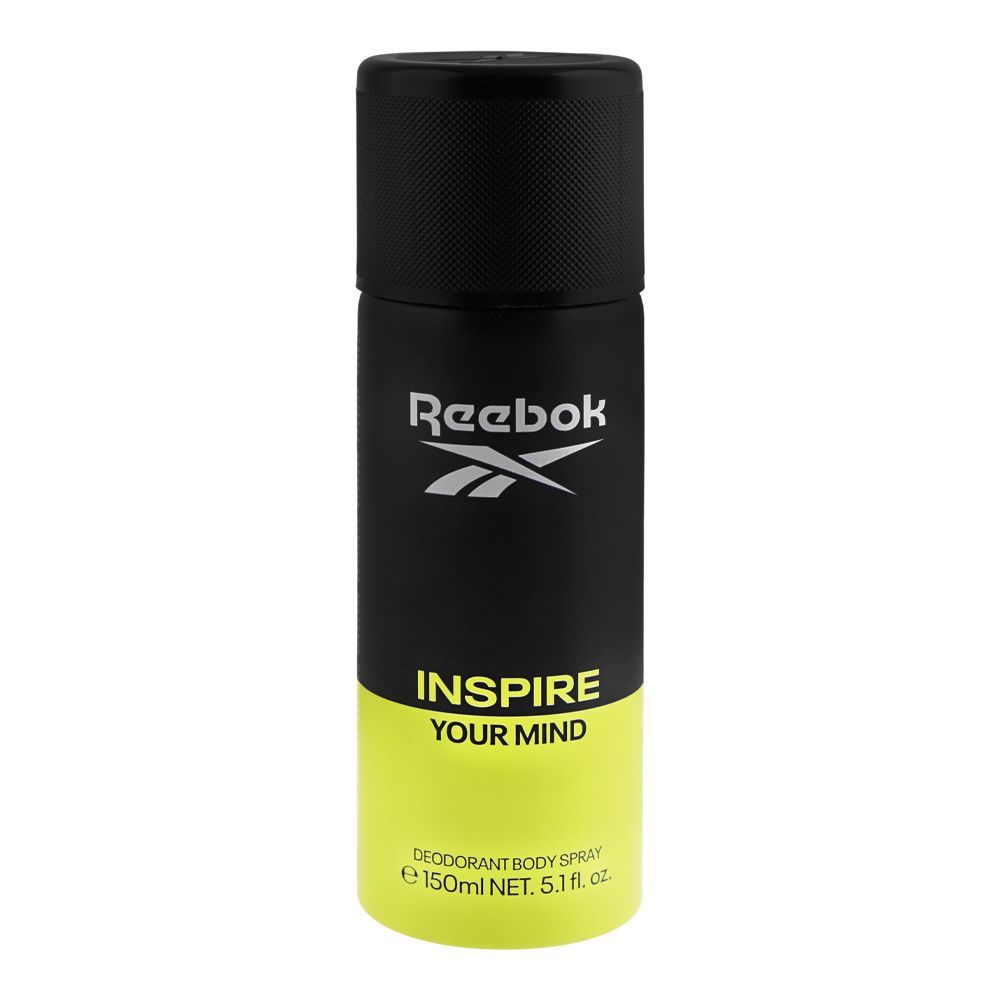 Reebok Inspire For Him Deodorant Body Spray 150ml – Long Lasting Fresh Masculine Fragrance with All Day Odor Protection, Swea