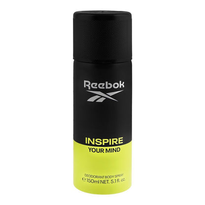 Reebok Inspire For Him Deodorant Body Spray 150ml – Long Lasting Fresh Masculine Fragrance with All Day Odor Protection, Swea