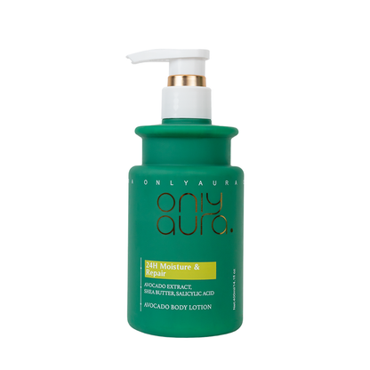Only Aura Avocado Body Lotion 400ml – Deep Nourishing Moisturizing Skincare Lotion for Dry Skin Repair, Soft Smooth Skin, Lon