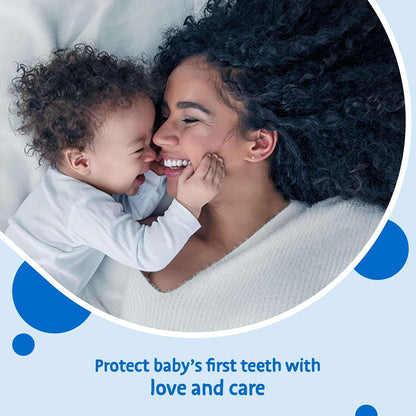 Aquafresh 0% Artificial Flavour & Sweetener Milk Teeth Toothpaste 0 - 2 Years 50ml - Gentle 24hr Protection Baby Toothpaste