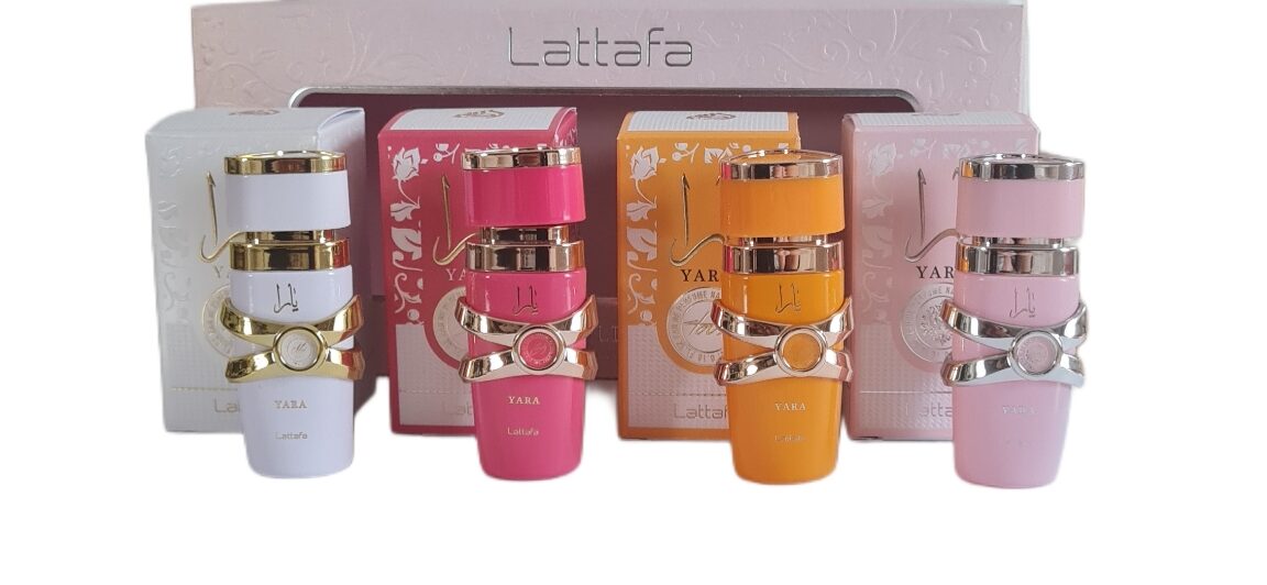 Lattafa My Yara Collection Eau de Parfum 4 x 5ml - Long Lasting Original Miniature Fragrance Set for Women
