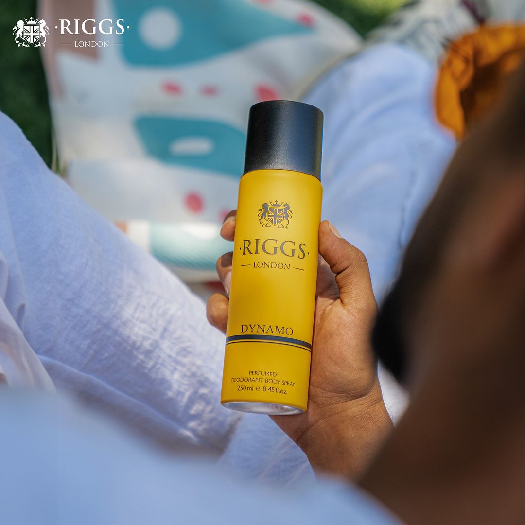 Riggs London Dynamo Perfumed Deodorant Body Spray 250ml Long-Lasting Fresh & Masculine Fragrance