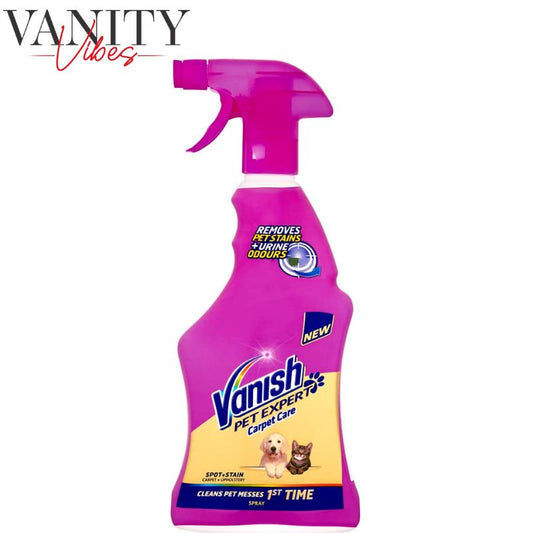 Vanish Pet Expert Carpet Care Spray 500ml Removes Pet Stains & Odors First Time