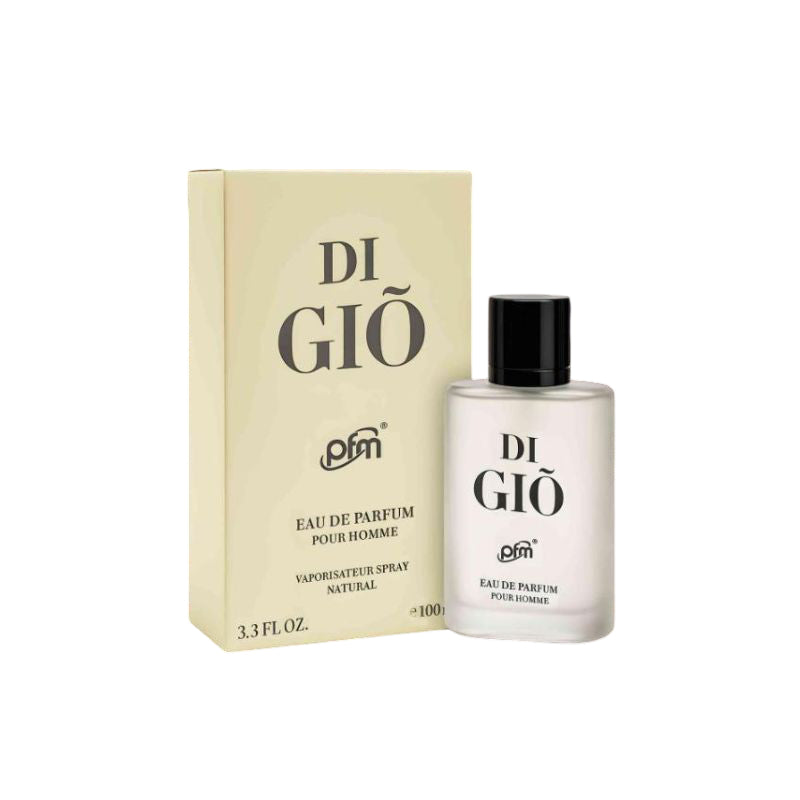 Di Gio PFM Pour Homme Eau De Parfum 100ml – Long Lasting Fresh Aquatic Woody Fragrance Perfume for Men Elegant Daily Wear Sce