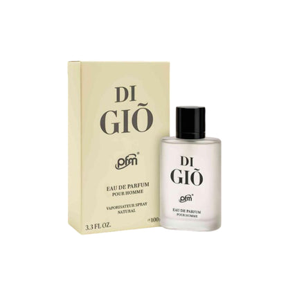 Di Gio PFM Pour Homme Eau De Parfum 100ml – Long Lasting Fresh Aquatic Woody Fragrance Perfume for Men Elegant Daily Wear Sce