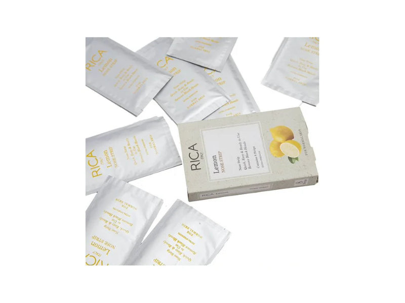 Rica Nose Strip Lemon for Normal Skin 8 Strips