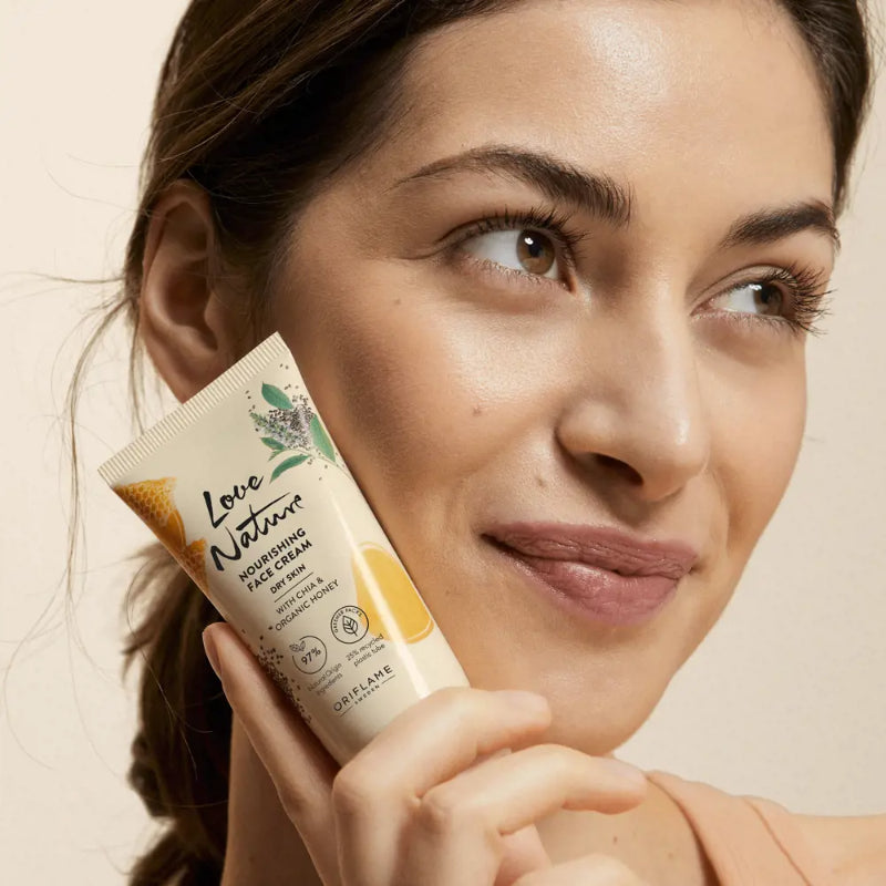 Oriflame Love Nature Nourishing Face Cream With Chia & Honey 50ml