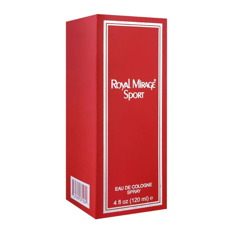 Royal Mirage Sport Eau De Cologne Spray 120ml – Long Lasting Fresh Energetic Masculine Fragrance