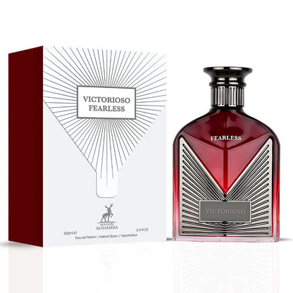 Victorioso Fearless Eau De Parfum by Maison Alhambra 100ml Long-Lasting Bold & Confident Fragrance