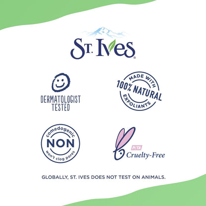St. Ives Fresh Skin Scrub Apricot 170g Gentle Exfoliating & Brightening Face Scrub