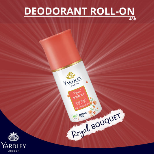 Yardley London Royal Bouquet Deodorant Roll On 50ml