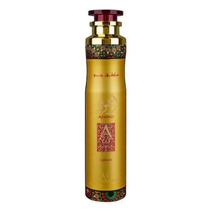 Lattafa Ajwad Air Freshener 300ml – Long Lasting Luxury Sweet Fruity Floral Room Spray for Home & Office