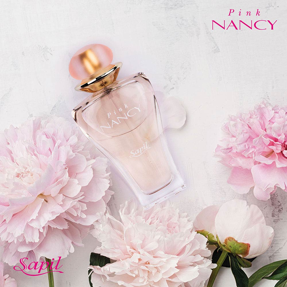 Sapil Pink Nancy Eau de Parfum for Women 50ml - Long Lasting Floral Fruity Perfume Spray with Sweet Feminine Fragrance for Da