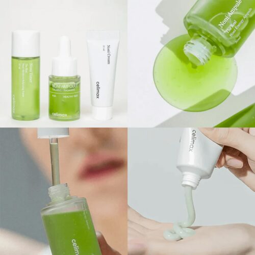 Celimax Noni Starter Kit Calming & Radiance Skincare Set Healthy Glowing Skin Care (K Beauty)